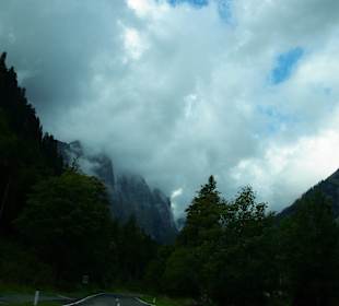 Am Morgen noch viele Wolken