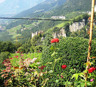 Aussicht auf Brunnenburg