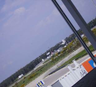 Aus dem Gate fotografiert