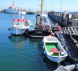 Der Hafen von Helgoland