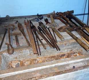 In der Werkstatt-Halle des Museums Kupfermühle