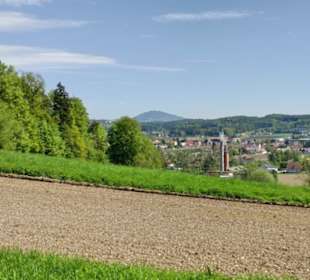Blick hinunter auf St.Ruprecht an der Raab