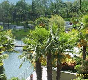 Im Garten von Schloss Trautmannsdorf