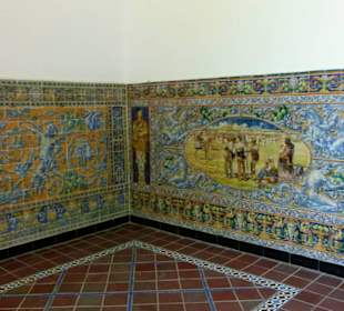 Keramikbild im Treppenhaus