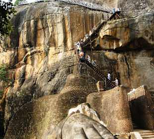 Sigiriya Felsen