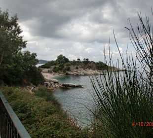 Strandplateau von Kassiopi