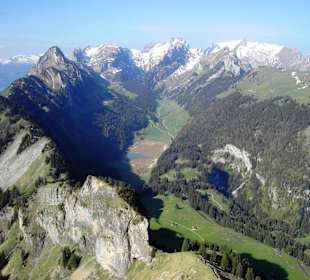 Familienwanderung - Blick vom Hohen Kasten
