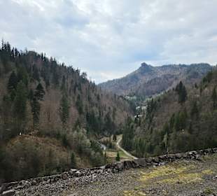 Ausblick vom Staudamm