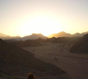 Sonnenuntergang in der Wüste