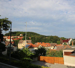 Blick von der Uhrenfabrik auf Gernrode