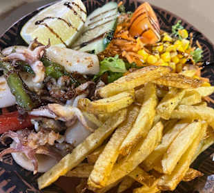 Unser Essen im Restaurant