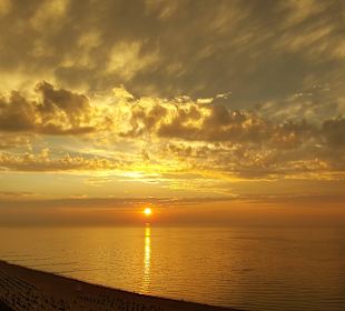 Abendblick vom Balkon Hotel Neptun 