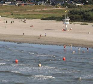 Der Strand Priwall an der Trave
