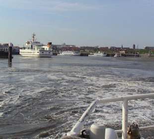 Abfahrt mit Schlickrutschen