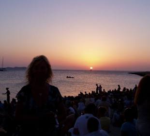 Sonnenuntergang am Café del Mar