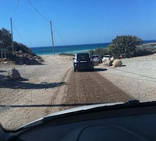 Zufahrt zum Strand
