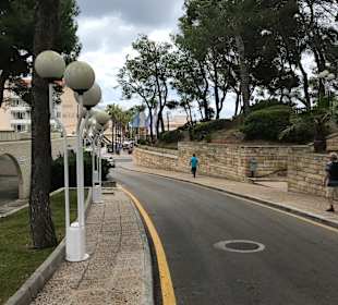 Weg vom Hotel zur Einkaufsstraße/Strand