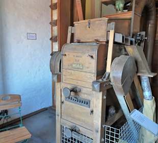 Malzreinigungsanlage im 6. Stockwerk des Museums