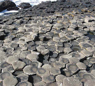 Giant's Causeway an der Küste Nordirlands