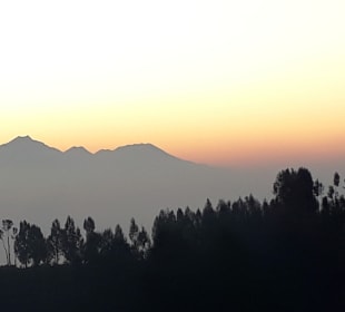 Sonnenuntergang am Bromo