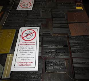 Rundgang durch die Druckerei des Handwerksmuseums