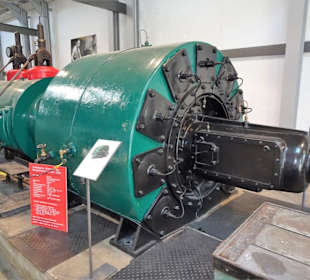 In der Maschinenhalle des Museums Kupfermühle