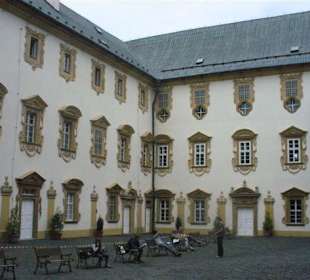 Nádvoří zámku Lemberk