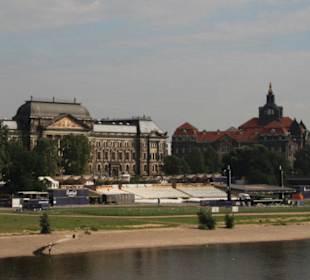 Blick auf die Dresdener Neustadt