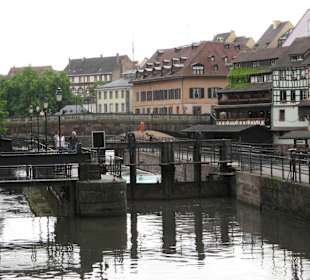 Boot in der Schleuse Petite France