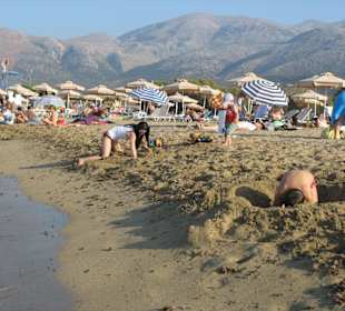 Strand östlich von Malia