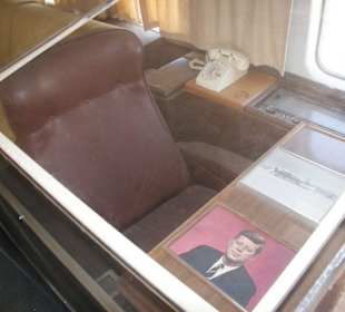 Sitzplatz des Präsidenten in der Airforce One