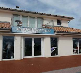 Shops and Restaurants at Sea Front in Dahme