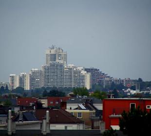 Skyline gewaltige Hochhäuser