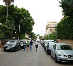 Weg zum Strand