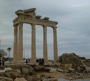 Tempel in Side am Meer