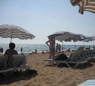 Badepause. Meer oder Fluß?