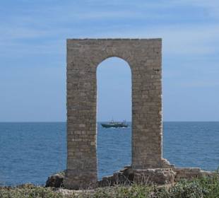 Ruins of fatimidic fortifications