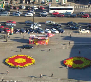 Widok z pałacu kultury