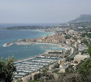 Blick auf Menton