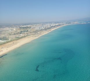 Blick vom Parasailing 