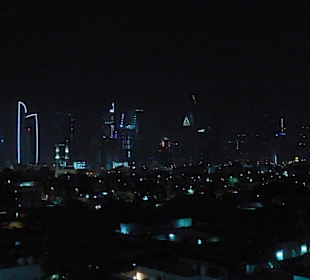 Vom Hotel aus mit Burj Kalifa rechts