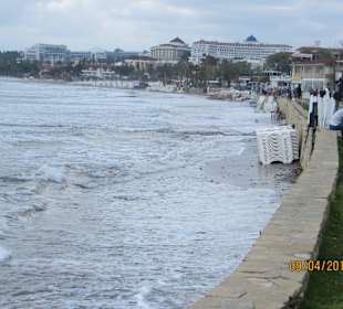 Strand nach dem Sturm