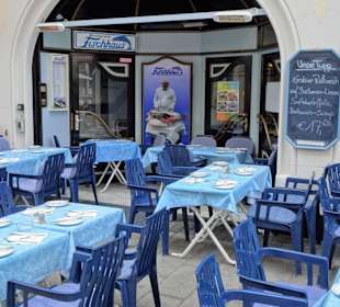 Außenplätze des Restaurants Fischhaus