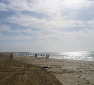 Am Strand von Maspalomas