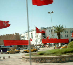 Bei einer Kutschfahrt