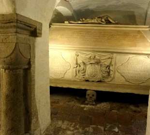 Die Krypta der Kirche