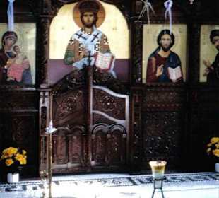 Seltene Aufnahme in der Kapelle