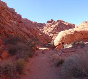 Im Valley of Fire unterwegs