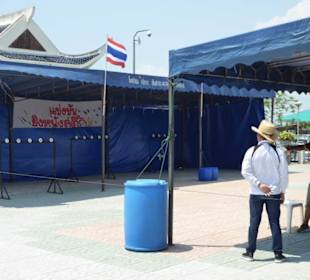 Schießen mit der Steinschleuder