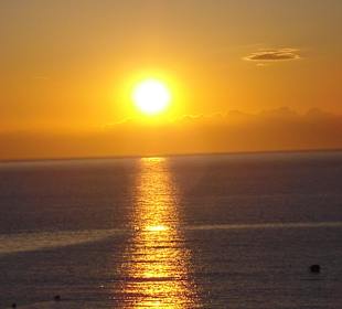 Toller Sonnenaufgang am Strand von Cala Millor
